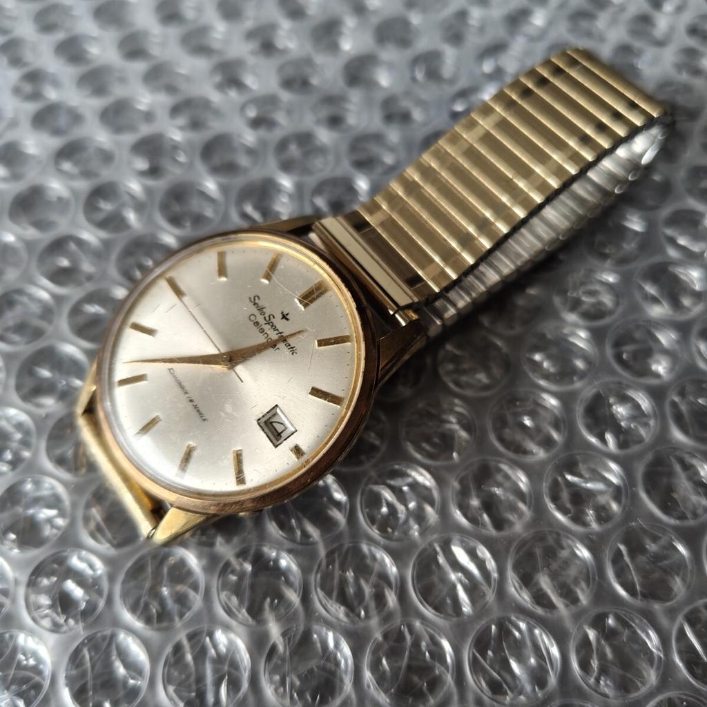 SEIKO Sportsmatic Calendar Antique Vintage Automatic Watch [Working Condition] Watch, Men's (Management Code K26H)