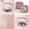 Enkel farge vanntett perleskimrende fingertupp øyenskygge Glitter Powder Makeup