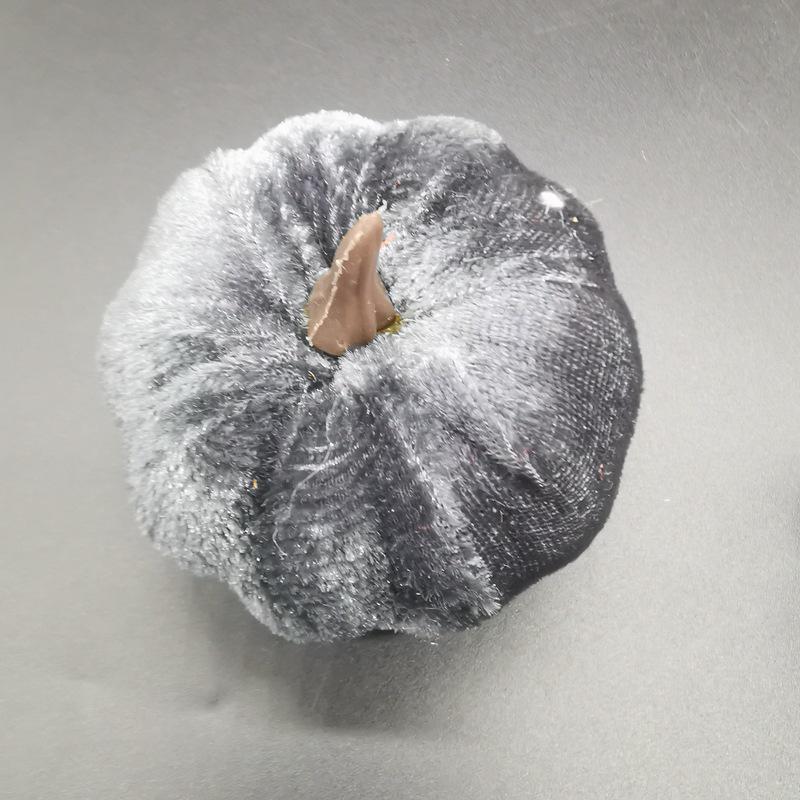 Samtstoff Kürbis Dekoration für Halloween und Thanksgiving Feiern