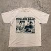 Unisex Shirt Cotton Oversize Large Size Vintage Rollins Band Cotton White   Concert  AR284