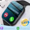 Smartwatch für Männer Frauen Geschenk 1,83' Voll-Touchscreen Sport Fitness Uhren Bluetooth Anrufe Digitale Smartwatch Armbanduhr