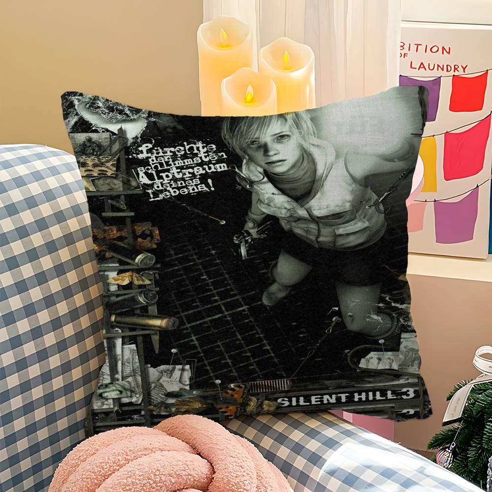 Classic Movie Horror Thriller Silent Hill Pillowcases Home Bedding Decorative Pillow Cover Wedding Super Soft Pillow Case