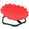 Flower-Shaped Sensory Spinning Chair with Non-Slip Base for Balance/Coordination, Red