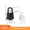 Rubber Shell Anti-rust Padlock Outdoor Waterproof Anti-theft Lock Balcony Window Lock Courtyard Door Long Beam Large Lock