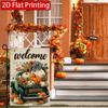2D Flat - 2D Flat-Autumn Thanksgiving Truck Pumpkin Garden Flag 4 (1) Outdoor Garden Flag Double-Sided Home Decoration Courtyard Decoration Outdoor D