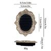 Vintage Ornate Frame Ring Holder Velvet Lined Jewelry Display Stand for Rings Earrings Picture frame shape jewelry organizer