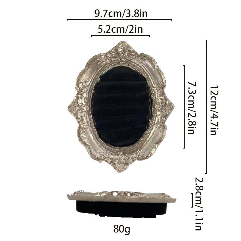 Vintage Ornate Frame Ring Holder Velvet Lined Jewelry Display Stand for Rings Earrings Picture frame shape jewelry organizer