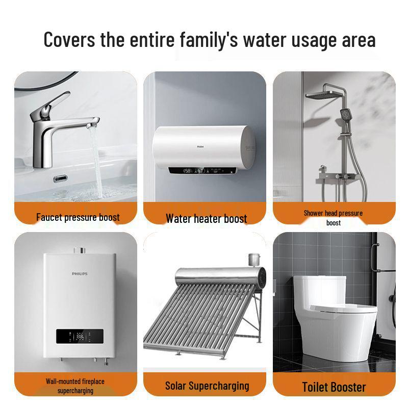24V Automatische Hausdruckerhöhungspumpe für Warmwasserbereiter & Duschen