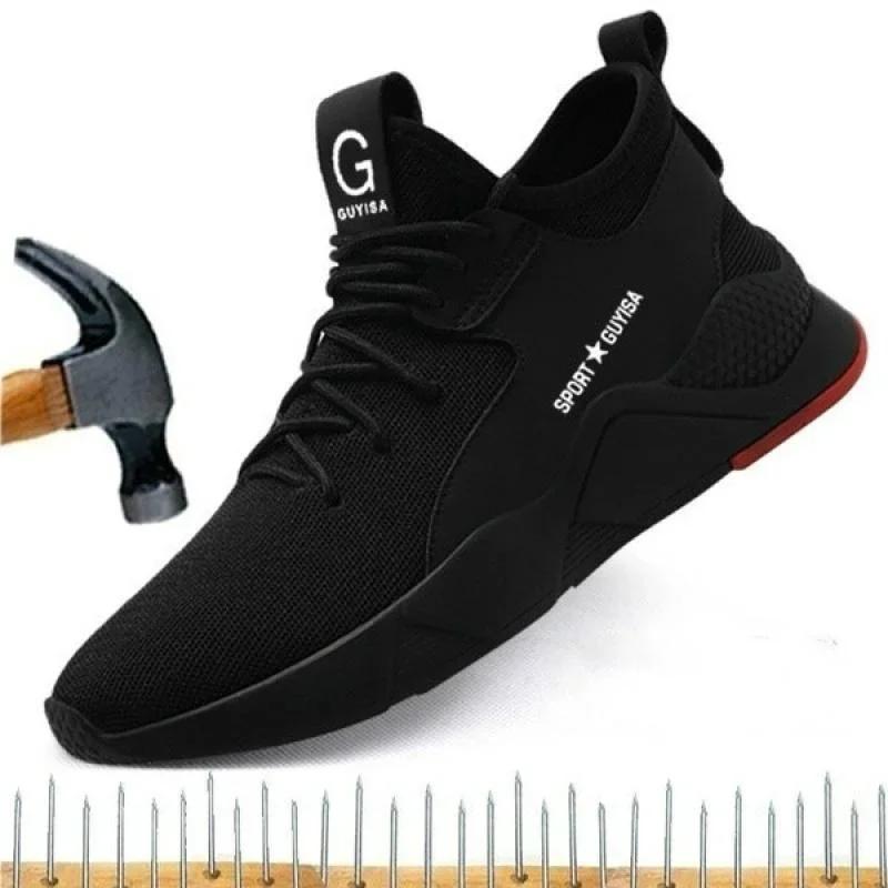 

Модные туфли со стальным носком, защитная обувь из кевларового волокна, рабочая обувь со стальным носком для мужчин 49