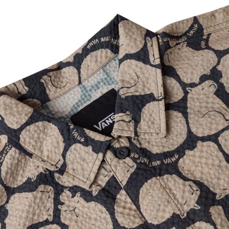 Vans Fashionable Comfortable Versatile Skin-Friendly Short Sleeve Shirt Men Shirts VN000RNNPLA