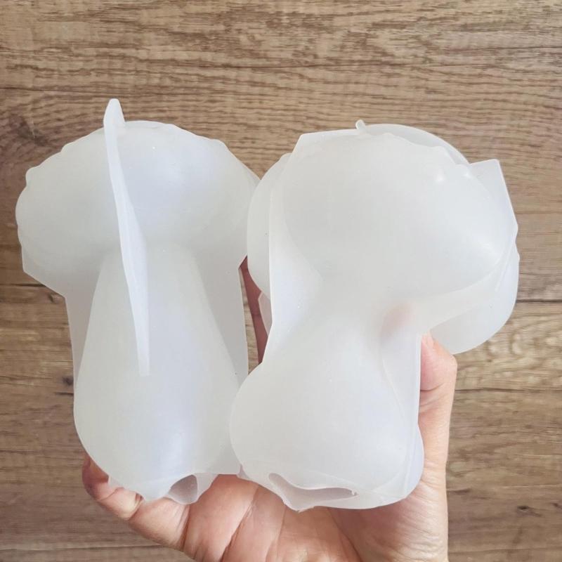 Vasi Fioriera a Fungo Pratici Stampo Robusto in Silicone Materiali per Artigianato in Cemento e Gesso per Giardino e Decorazione da Interno