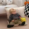 BBen Geller Cushion Cover Linen Pillow Case Soft Breathable Protective Couch Room Decoration