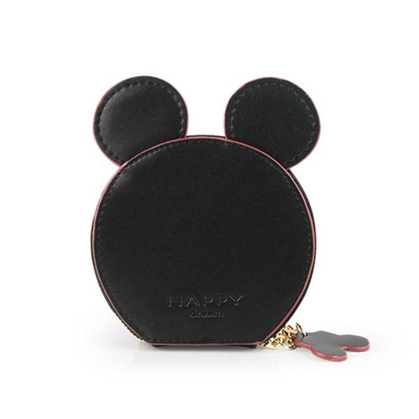 

Cute and clean line mouse design key earphone coin pouch