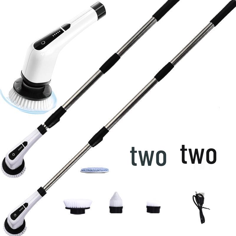 Retractable 9-in-1 Wireless Electric Cleaning Brush for Home, Toilet, and Kitchen