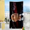 Dynamic Soccer Artwork Beach Towel Quick-Dry Soft Microfiber Comfortable Lightweight