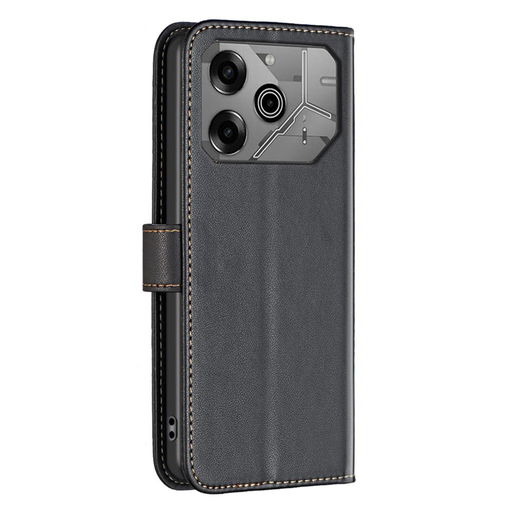 BINFEN COLOR BF17 For TECNO Pova 6 5G/Tecno Pova 6 Pro 5G Case Leather Flip Wallet Phone Cover