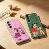 Cartoon The L-Little L-Lulu Show Phone Case For Samsung Galaxy A91,80,73,72 ,71,53,52,32 ,31,22,21s,20,Transparent Case