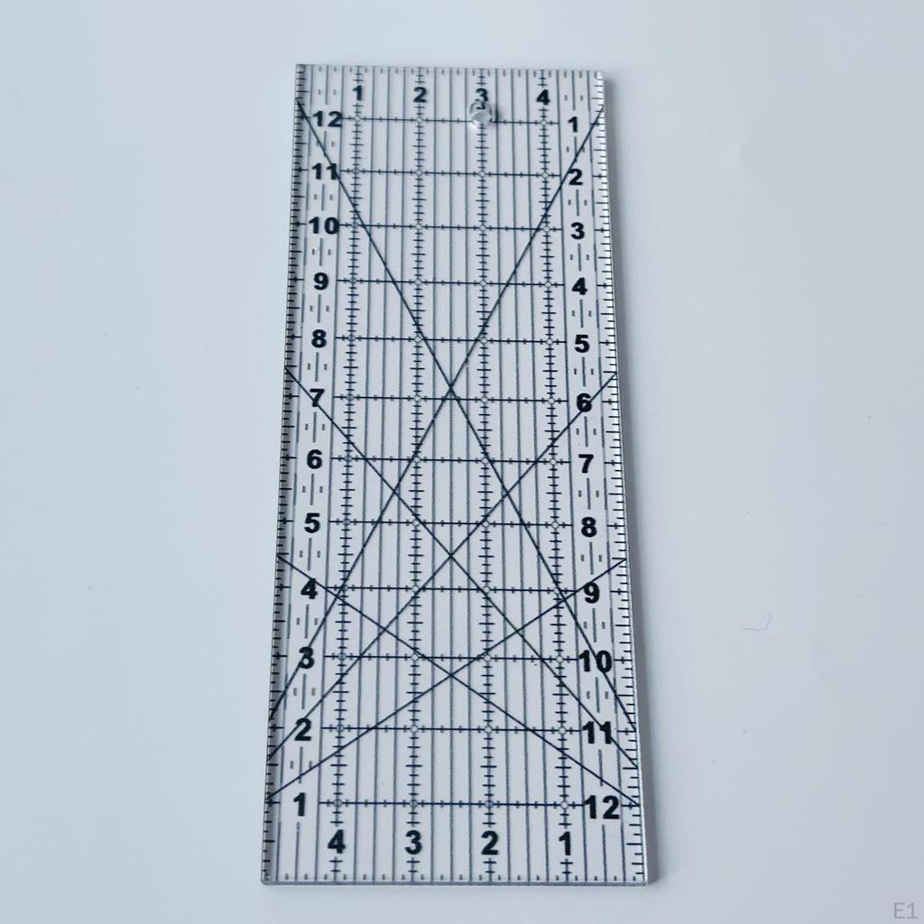 9inch Quilting Template Sewing Machine Domestic Templates DIY Ruler for Simple Clothing