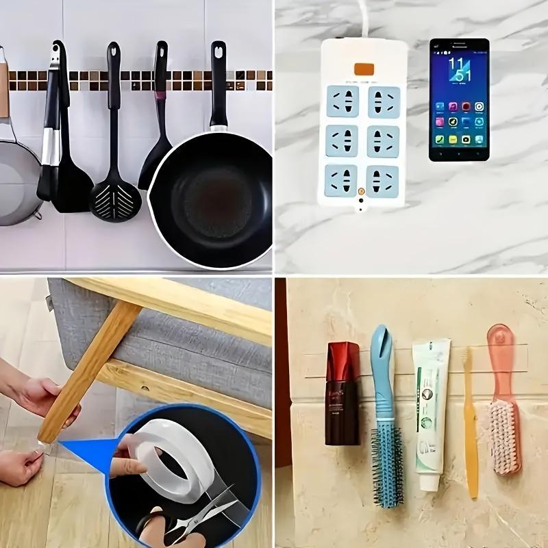 2PCS Super Strong Double-Sided Tape - Reusable, High-Strength, No-Residue, Waterproof, Suitable for Home, Office, and Car - Ideal for Crafts, Painting