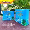 Luminous Hydraulic Pop-Up Frame: Foldable Display Stand & Quick Show Reception Table