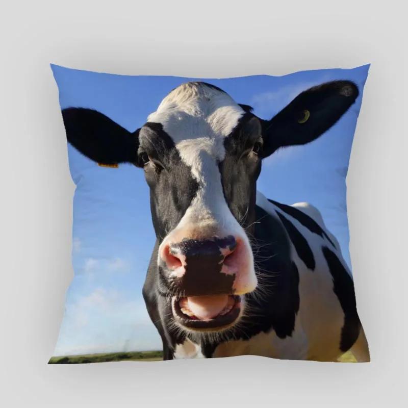 Animals Cow Pillow Cover Customize Pillowcase Modern Home Decorative Pillow Case For Living Room 45X45cm,40X40cm