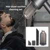Hair Dryer Cleaner Kit Hair Dryer Vacuum Attachment Accessories Salon Broken Hair Remover Cleaning Supplies for Blower