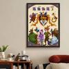 DIY Diamond Painting Happy Animals Cross Stitch Kit Mosaic Art Diamond Painting Full Circle Diamond Home Decoration