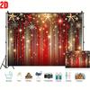 1Pcs Festive Red Golden Stars Sparkling Lights Decoration Background Celebration Backdrop Decorations For Photo Studio Booth Party