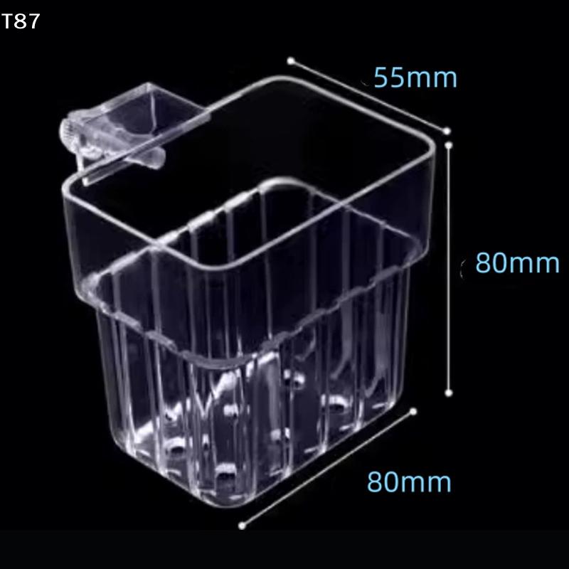 Pot Aquatic Plants Holder Aquatic Plant Cup Fish Tank Planter Aquarium Plant Basket Transparent Fish Tank Hanging Decorations