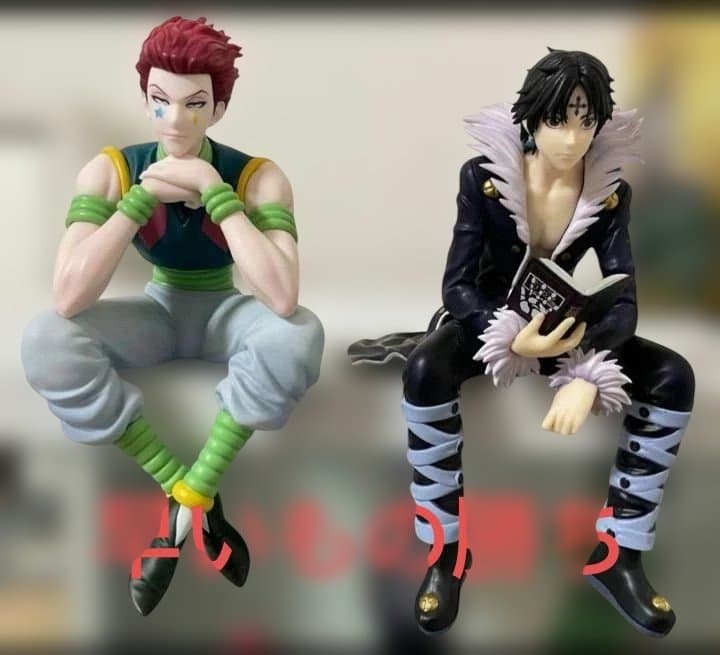 [USED] Hunter X Hunter Noodle Stopper Hisoka Figure Chloro Figure