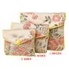 Floral Chinese Handmade Zipper Brocade Coin Purse Wallet Handbags Jewelery Storage Jewelery Bag