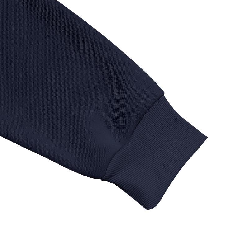 Темно-синяя толстовка с капюшоном из коллекции осень-зима 2025 года — фото 6