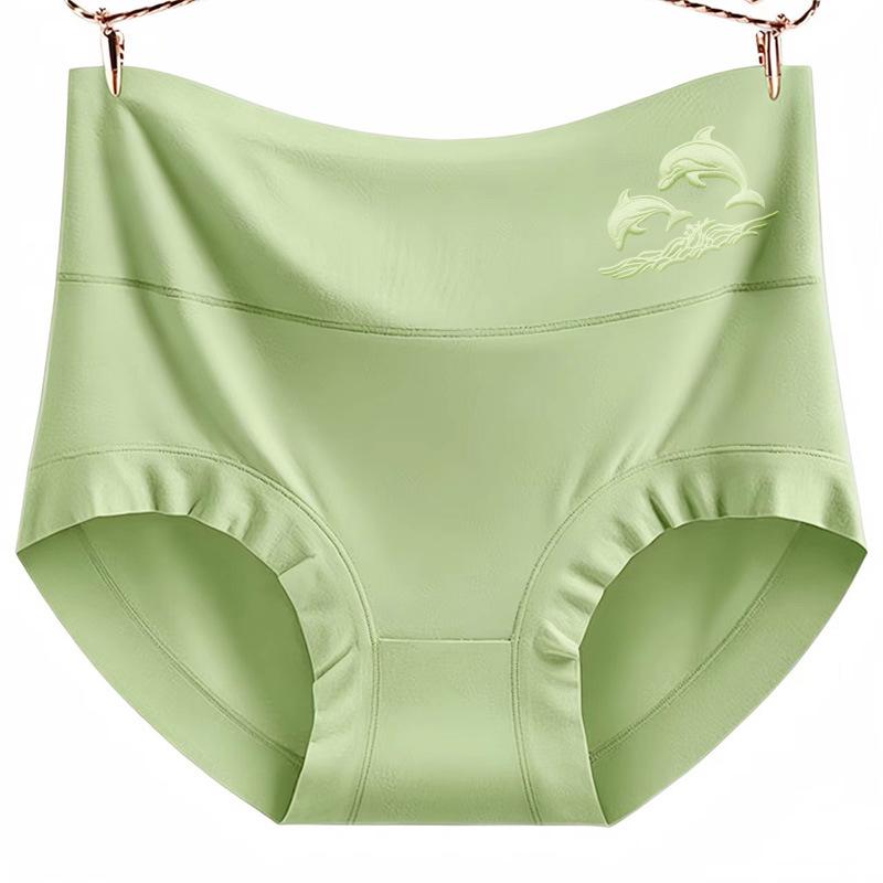 Sealed High-Waisted Women's Modal Underwear: Antibacterial Cotton Crotch, Tummy Control, Butt-Lifting Triangle Panties