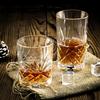 6 stuks Whiskyglazen 11,83oz Whiskyglas Vintage Stijlvol Glaswerk Voor Scotch Bourbon Whisky Cocktail Cognac Wodka Gin Tequila Likeur Huisdecoratie Huis