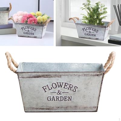 Bucket, Plants Container Planter Backyard Balcony Decor French Bucket