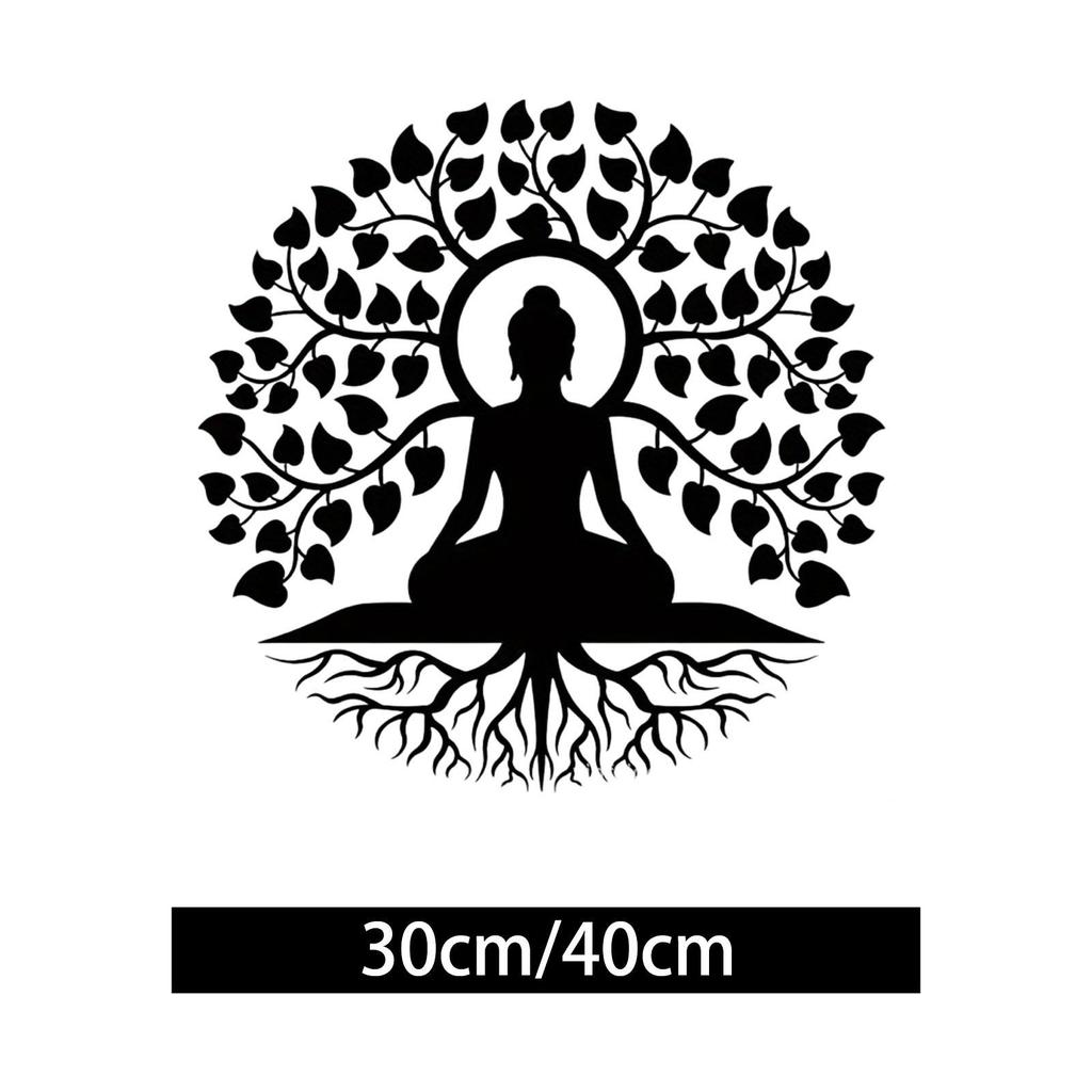 Zen Art Wall Decor Spiritual Wall Decor Religious Wall Decor Gifts Black Buddha