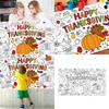 Kids Thanksgiving Diy Canvas Graffiti Paper For Fall Celebration Party Decor
