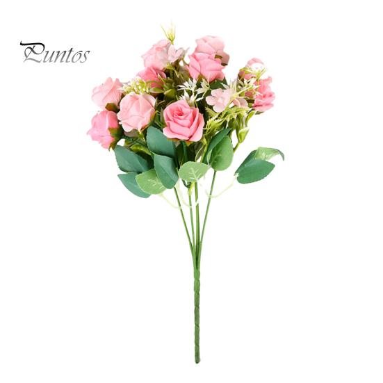 Artificial Rose 10 Forks Korean Style Exquisite Lifelike Easy Care Decorative Simulation Flower Bouquet