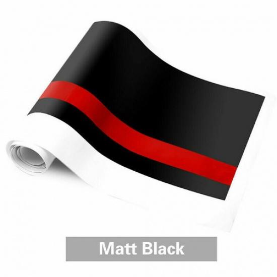 Matte Black Carbon Fiber Car Front Hood Sticker Sports Cover Universal For BWM