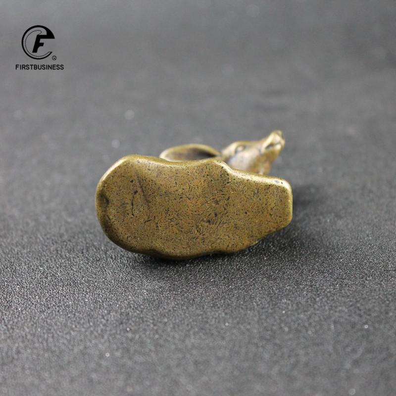 retro copper Christmas Deer Christmas Elk brass Reindeer Christmas Decoration home decoration accessories modern Miniature Props