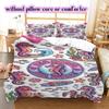 Cute animals surfing Pattern Bedding,Quilt Set Quilt Cover Pillowcase Home Birthday Gift (1*duvet cover+2*pillowcase,without core)