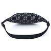 MLB Monogram Series Vintage Floral Print NY Yankees Large Logo Shoulder Zipper Bag Unisex Shoulder Bag Black 3AHSM014N-50BKS