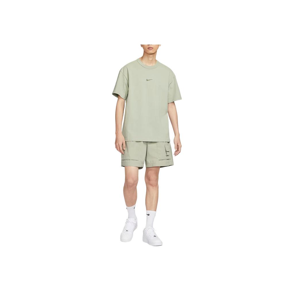 Nike Sportswear Comfortable Fashionable Minimalist Versatile Short Sleeve T-Shirt Men Tops Horizon-Green FV7727-370