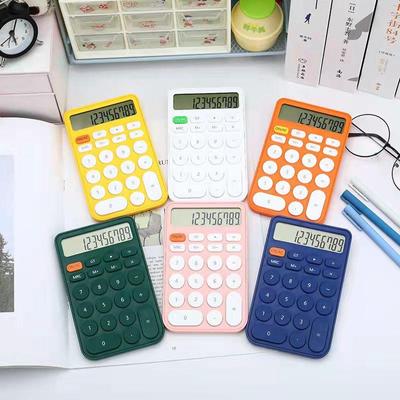 Mini Portable 12-digit Display Large-screen Calculator Calculator Learning Office Calculator Accounting