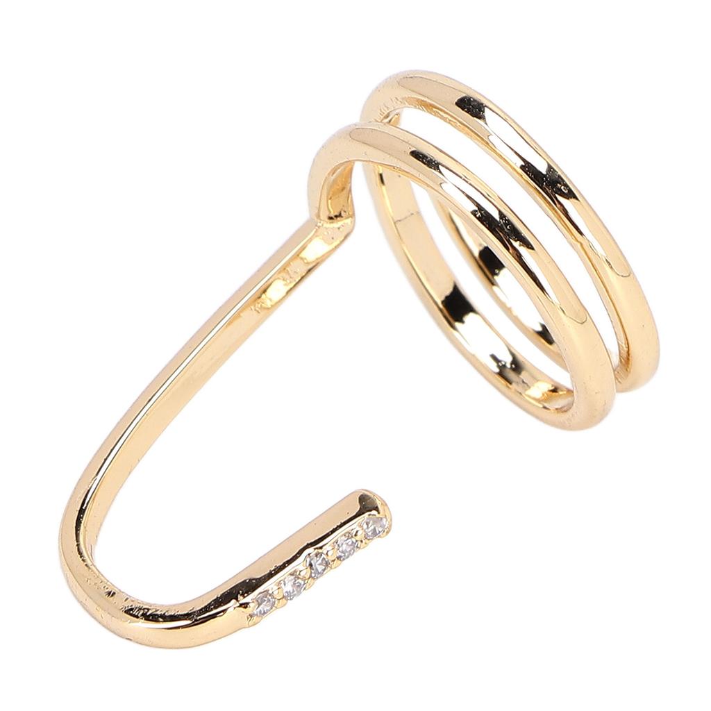 Decorative Nail Ring Fashion Fingertip Jewelry Nail Art Ring Ladies Wearing Nail Accessories