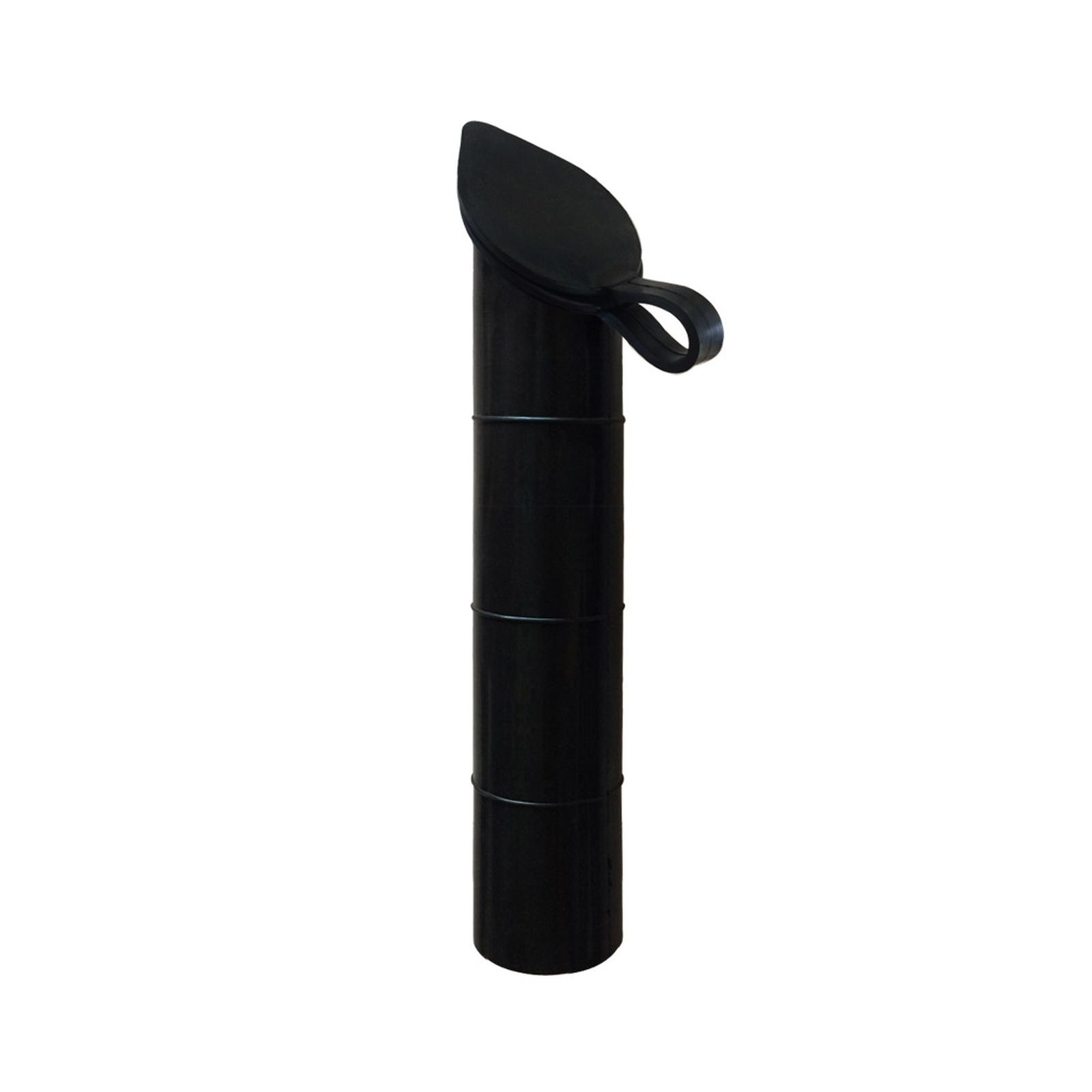 

2 Pieces 48mm Yacht Fishing Rod Holder Pole Rack & Cap Cover Replacement Accessories one size чёрный