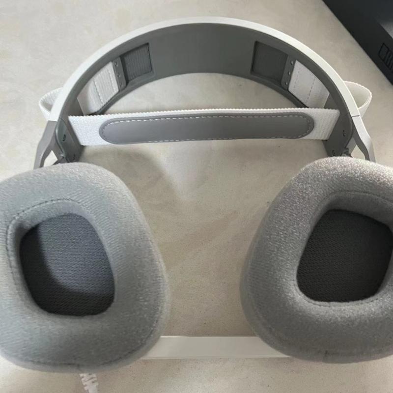Replacement Protein Leather Earpads Ear Pad for HS80 Headphones Ear Cushions Earmuffs Ear Cover
