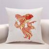 4Pcs Lucky Oriental Throw Pillow Covers, Intricate Koi Fish Print Cushion Cases, Calming Zen Aesthetic Decor For Sofa Bedroom