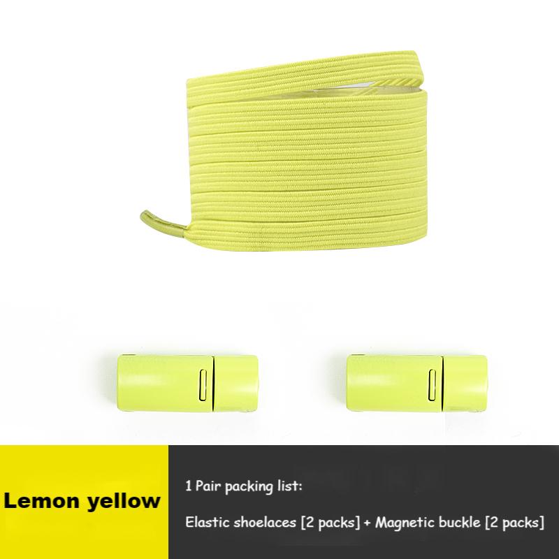 Magnetic Lock Laces without ties Sneakers for Shoelaces Elastic No Tie Shoe laces Kids Adult Quick Shoe lace Rubber Bands