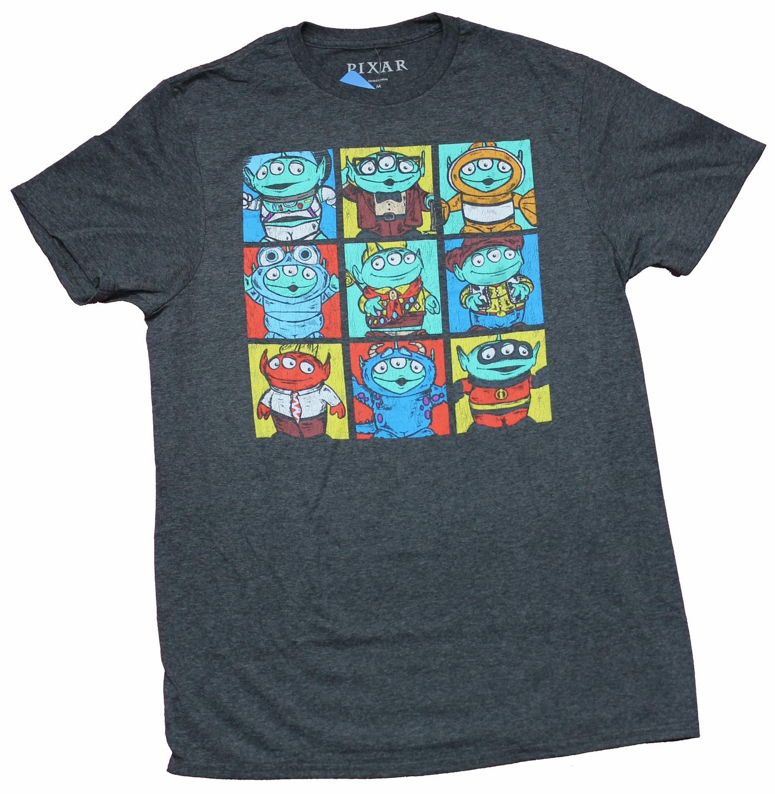 Toy Story Adult New T-Shirt - Alien Boxes Making Different Poses XXL